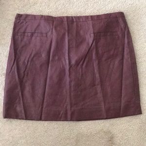 Promod pleather skirt